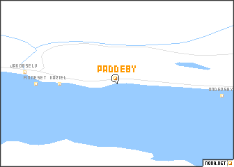 map of Paddeby