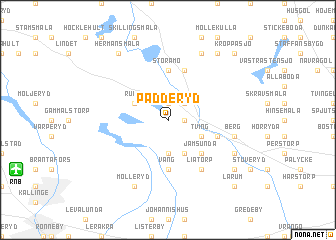 map of Padderyd