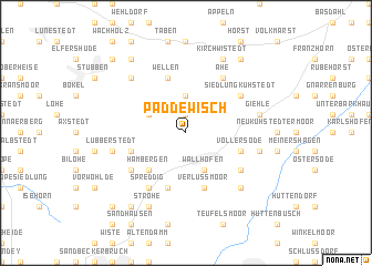 map of Paddewisch