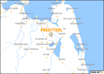 map of Padditidal