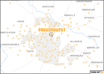 map of Paddonhurst