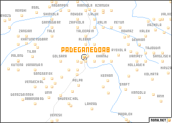 map of Padegān-e Do Āb
