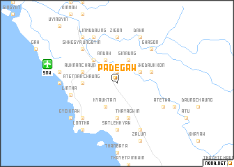 map of Padegaw