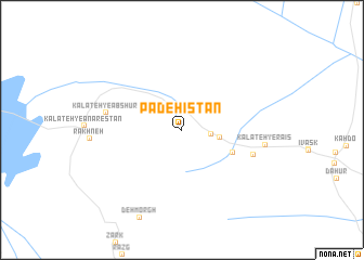 map of Padehistān