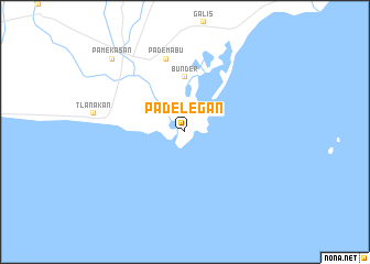 map of Padelegan