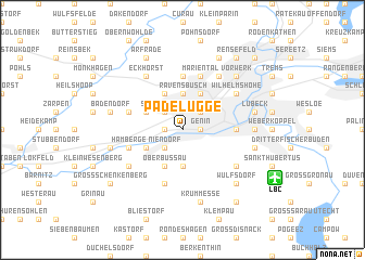 map of Padelügge