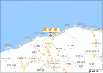 map of Pademau