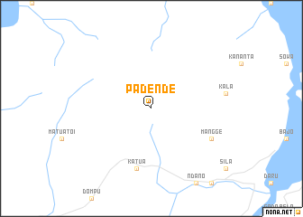 map of Padende