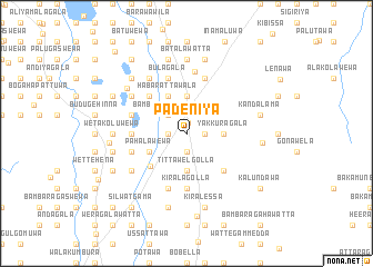 map of Padeniya
