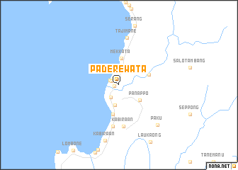 map of Paderewata