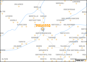 map of Paderno