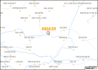 map of Padern