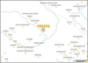 map of Pāderū