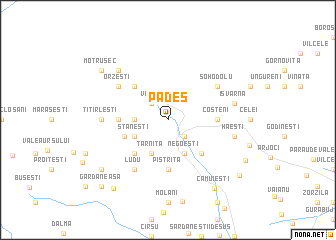 map of Padeş