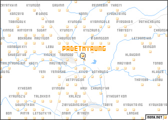 map of Padetmyaung