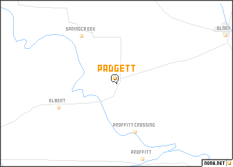 map of Padgett