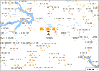 map of Padhrāla