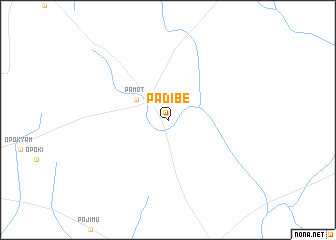 map of Padibe