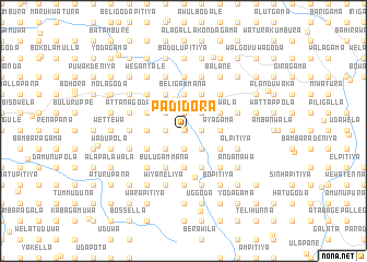 map of Padidora