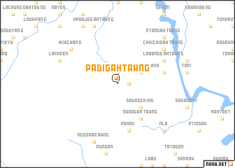 map of Padigahtawng