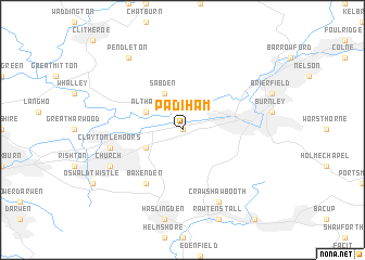 map of Padiham