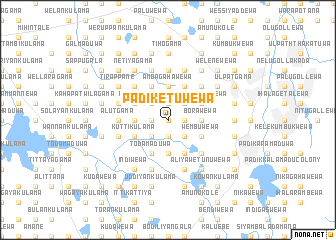 map of Padiketuwewa