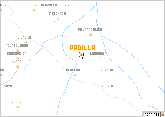 map of Padilla