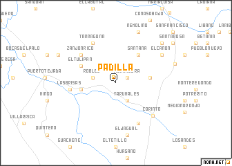 map of Padilla