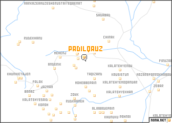 map of Pādil Qauz