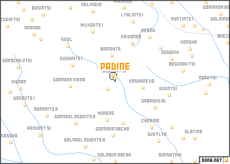 map of Padine