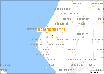 map of Padingbüttel
