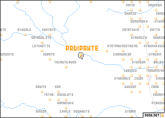 map of Padipaw Tē