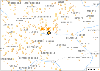 map of Padishte