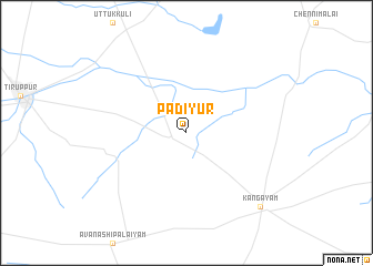 map of Padiyūr