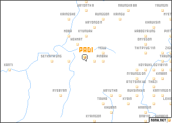 map of Padi