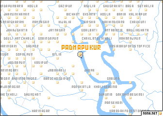 map of Padmāpukur