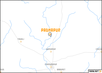map of Padmāpur