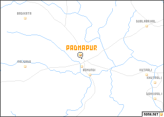 map of Padmapur