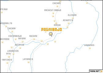 map of Padmi Bajo