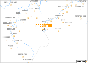 map of Padonton