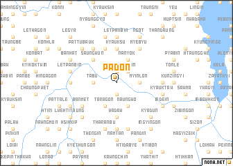 map of Padon