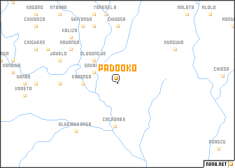 map of Padooko