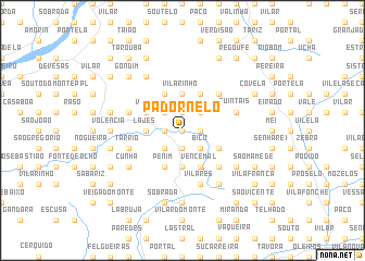 map of Padornelo