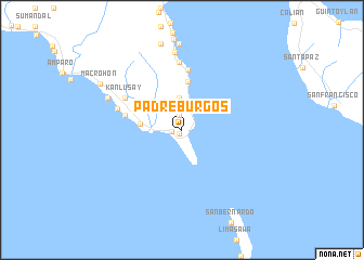 map of Padre Burgos