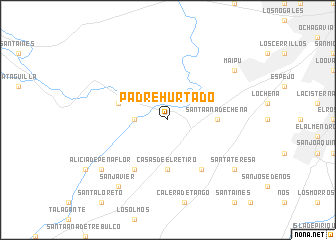 map of Padre Hurtado