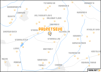 map of Padretseve