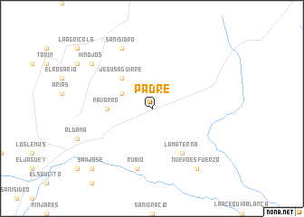 map of Padre