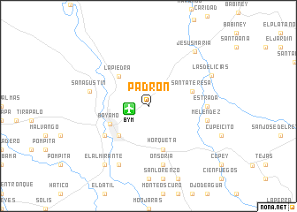 map of Padrón