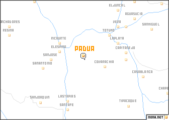 map of Padua
