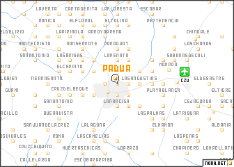 map of Padua